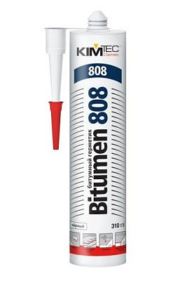 Герметик KIMTEC  битумный 808 черный 310мл  02-01-88