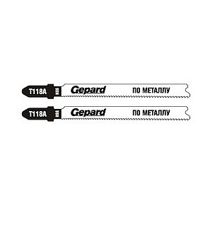 Пилка для лобзика по металлу Т118A Gepard