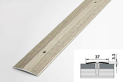 Профиль ПС03 дуб белёный 37*1800