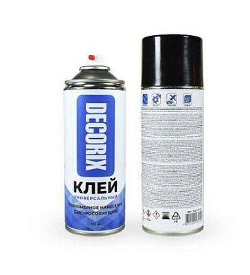 Аэрозольный клей DECORIX универсальный 520мл 