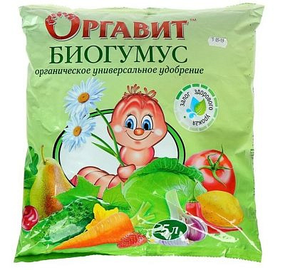 Органическое удобрение Биогумус Оргавит 5л