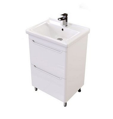 Тумба напольная MIRSANT СИТИ 60 с раковиной Миранда 60