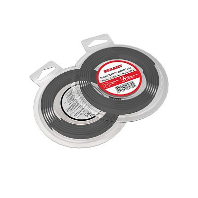 Термоусадка 10/5 мм черная  ролик 2,44м REXANT