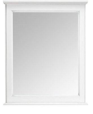 Зеркало АСБ Венеция 70 белый патина серебро