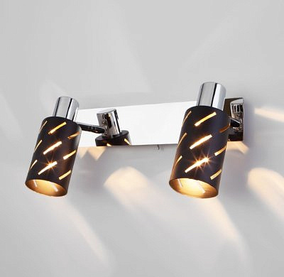 Светильник настенный Eurosvet 20090/2 черный хром