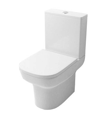 Компакт AZARIO Alba безободковый с сиденьем микролифт AZ-8323 GB арматура Geberit