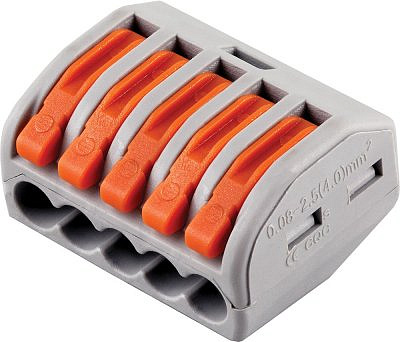 Клеммная колодка с рычагом СМК-5 упаковка 5штук 0,08*4мм² 32A