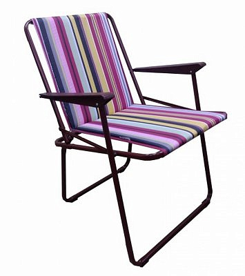 Кресло складное "Фольварк" мягкое в ассорт