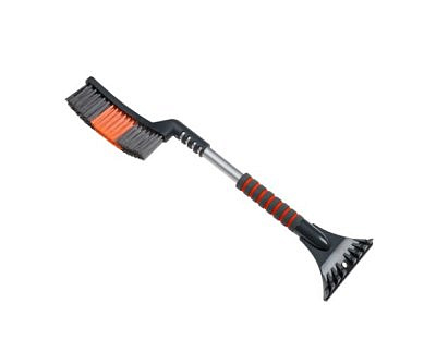Щетка для очистки снега со скребком, изогнутая щетка, 63см Русские Супергерои BY  775-061