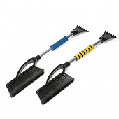 Щетка автомобильная ЛЮКС МИНИ МП (40) алюмин.ручка с держателем + скребок