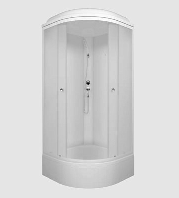 Душ.каб. Вельвет 90*90*231  B средний поддон (7 места+сифон D50мм) 