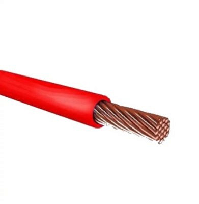 Провод 001 ПуГВ  1,5м2 отрезной  Красный до 2квт