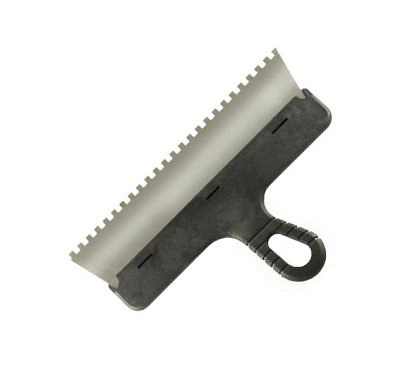 Шпатель фасадный зубчатый 8х8мм нерж.150мм пластм.ручка КЕДР