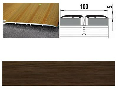 Профиль ПС05 дуб венге 100*5*1350
