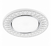 Светильник точечный Feron CD9913 матовый белый хром 20 LED*2835 SMD GX53