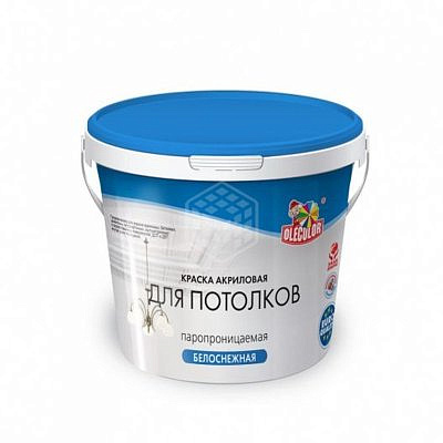Краска ВД OLECOLOR для потолков 7.0кг.