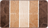 КоврикBANYOLIN SILVER из 1-шт.60*100см.BROWN коричневый