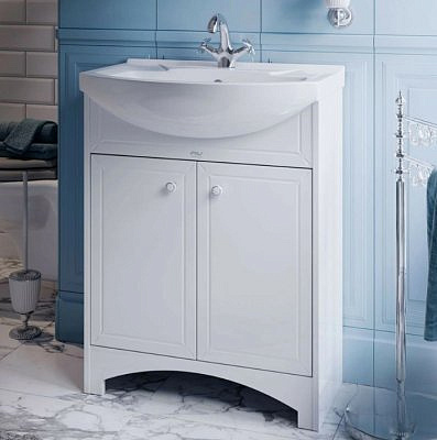 Тумба Classic 60 белая без умывальника