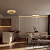 Светильник  светодиодный SHINING RING AL 588 золото 60w 4200 Lum  4000k,IP 20 41698