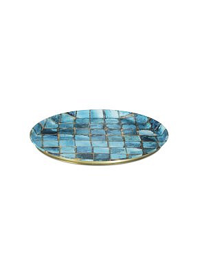 Поднос Fioretta TURQUOISE TAT510 33 см