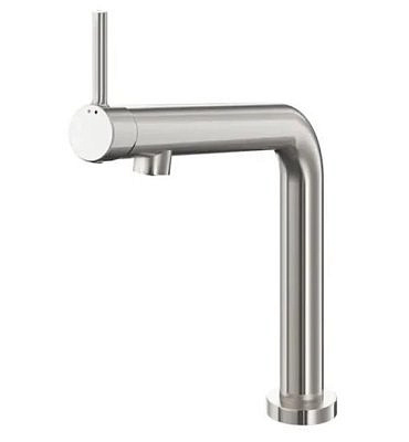 Смеситель для кухни ESKO однорычажный высокий излив нержавеющая сталь K6