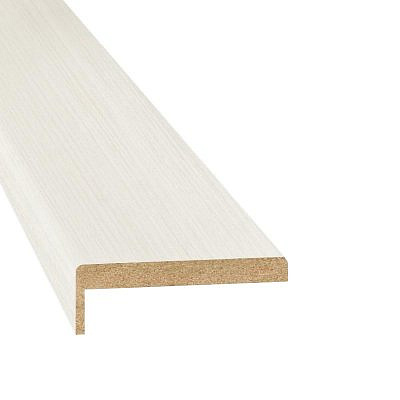 Наличник ALBERO Эко шпон Белый кипарис плоский телескопический 70мм