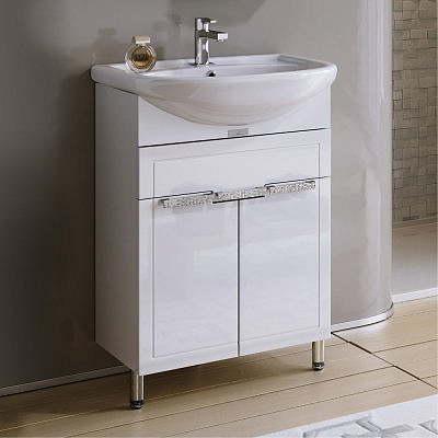 Тумба без умывальника Alavann Vittoria 60-02 белая