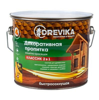 DREVIKA  Пропитка декоративная Классик 2в1 сосна 2,7л