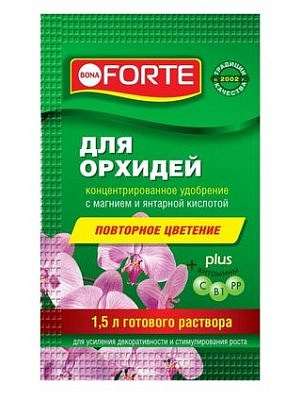 Удобрение серии КРАСОТА для орхидей Bona Forte (флакон 10мл.) 