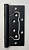Петля бабочка ADDEN BAU 100*75*2,5 BUT BLACK черный 