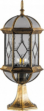 Уличный светильник Feron PL171 черное золото 60W E27