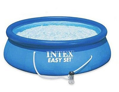 Бассейн надувной Intex 305х76см, 3854л, 28122 круглый, фильр-насос
