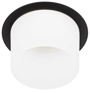 Светильник встриваемый декоративный ЭРА DK106 BK MR 16  GU5.3  черный