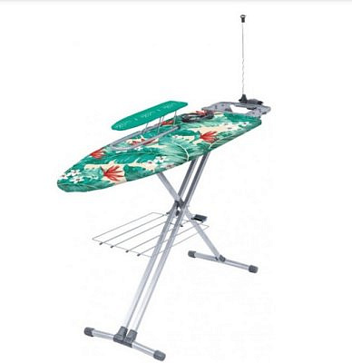 Доска гладильная "НИКА 9" Тропические листья 122*40 см 215515/Н9/2