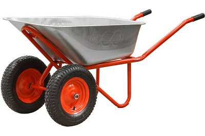 Тачка строительная ECO WB351-2(130л,350кг,2 колеса 4.0-8) 