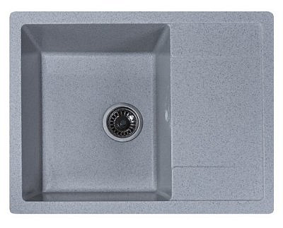 Мойка для кухни GranAlliance G-25 645х505мм цвет серый GranAlliance