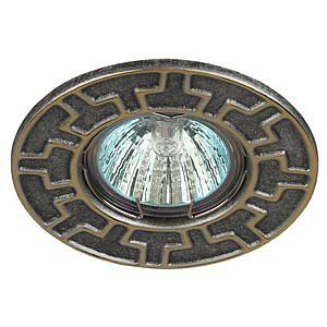 Светильник точечный Maksisvet 5 ST GD/SS сатин серебро золото