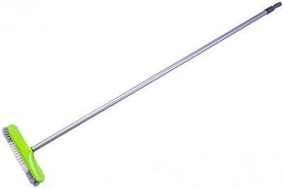 Щетка-скраббер для чистки пола "Фанго" с черенком 