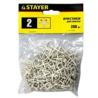 Крестики STAYER д/кафеля 2, мм(200шт)