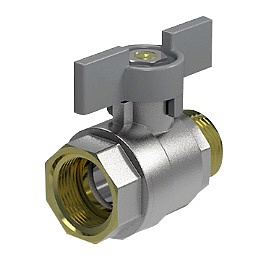 Кран шаровый ROYAL THERMO EXPERT 3/4 ВВ, усиленный, бабочка
