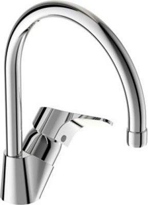 Смеситель для кухни VIDIMA ВА374АА Некст трубчатый поворотный излив 200мм, хром 