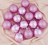 Набор шаров пластик d-7 см, 16 шт "Диско микс" 4941795