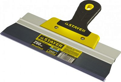 Шпатель ProFlat фасадный анодированный, 2к ручка 250мм STAYER 10045-25