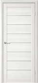 Дверь межкомнатная ALBERO Тренд-1 EcoТех белая лиственница ПО*700 стекло матовое