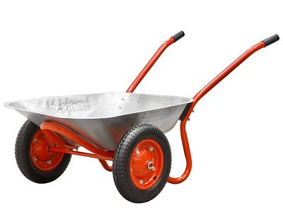 Тачка садовая ECO WB153-2(80л,150кг,2 колесf 3.25-8) 