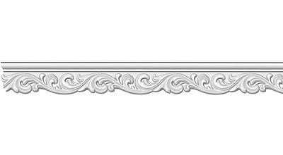 Плинтус потолочный  1,3м 14014/60