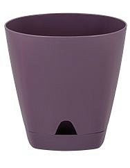 Горшок для цветов AMSTERDAM 2,5л с прикорн.поливом Морозная слива
