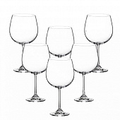Набор бокалов "Milvus" д/красного вина 6шт. 670мл Cristal Bohemia  91L/1SD22/0/00000/670-662 