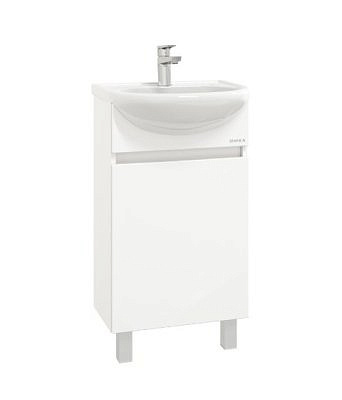 Тумба Милтон 45 напольная белая без умывальника  Оника 104510