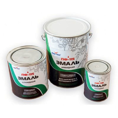 Эмаль ПФ-115 Альбатрос NEW белая 5кг